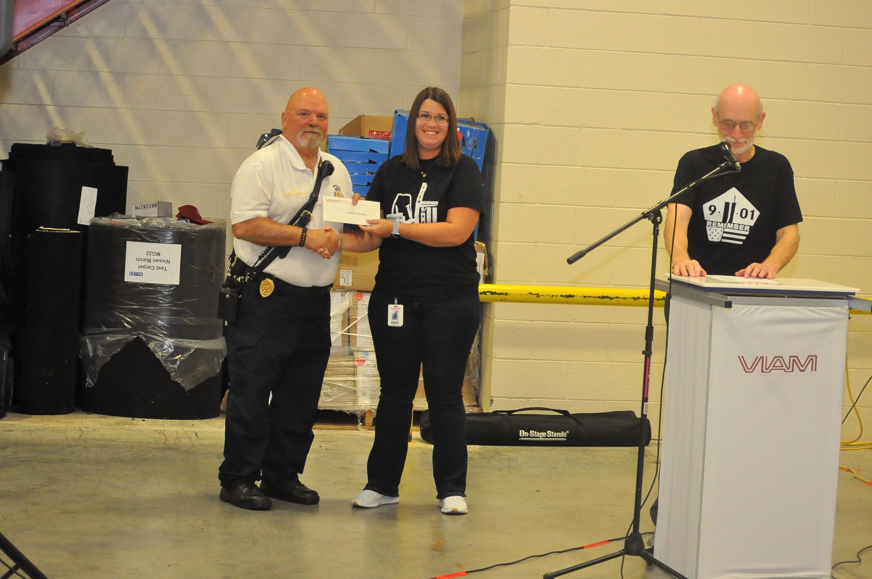 VIAM makes annual donation to local first responders